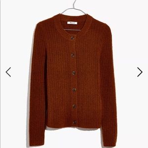 Madewell Merritt Shrunken Cardigan Sweater size L